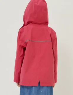 FatFace Tate Waterproof Coat Dark Pink Online