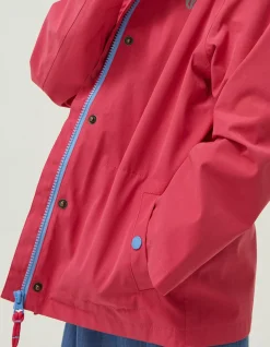 FatFace Tate Waterproof Coat Dark Pink Online