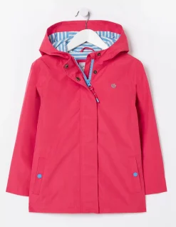 FatFace Tate Waterproof Coat Dark Pink Online
