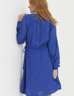 FatFace Taylor Dress Bright Blue Clearance