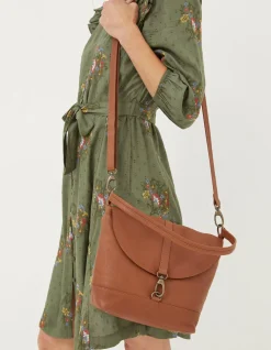 FatFace The Amberly Shoulder Bag Tan Clearance