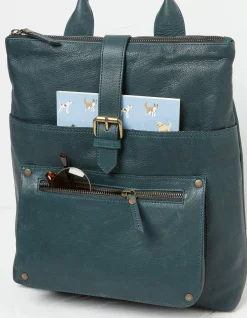 FatFace The Ava Backpack Dark Teal Clearance