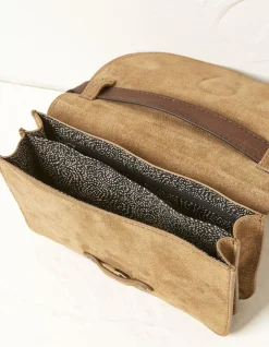 FatFace The Avery Shearling Crossbody Bag Natural Online