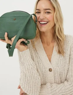 FatFace The Callie Crossbody Bag Green Outlet