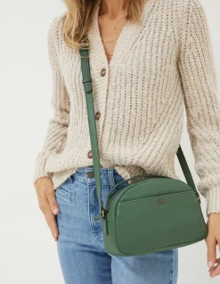 FatFace The Callie Crossbody Bag Green Outlet