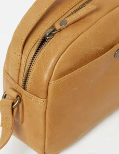 FatFace The Callie Crossbody Bag Mustard Clearance