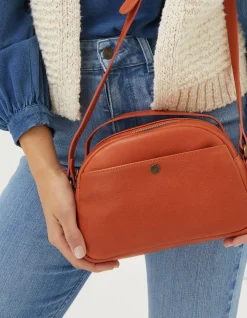 FatFace The Callie Crossbody Bag Orange Outlet