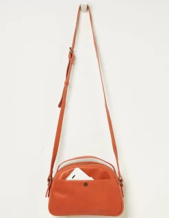 FatFace The Callie Crossbody Bag Orange Outlet