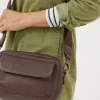 FatFace The Oslo Camera Bag Chocolate Brown Discount