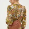 FatFace The Oslo Camera Bag Ornate Strap Tan Clearance