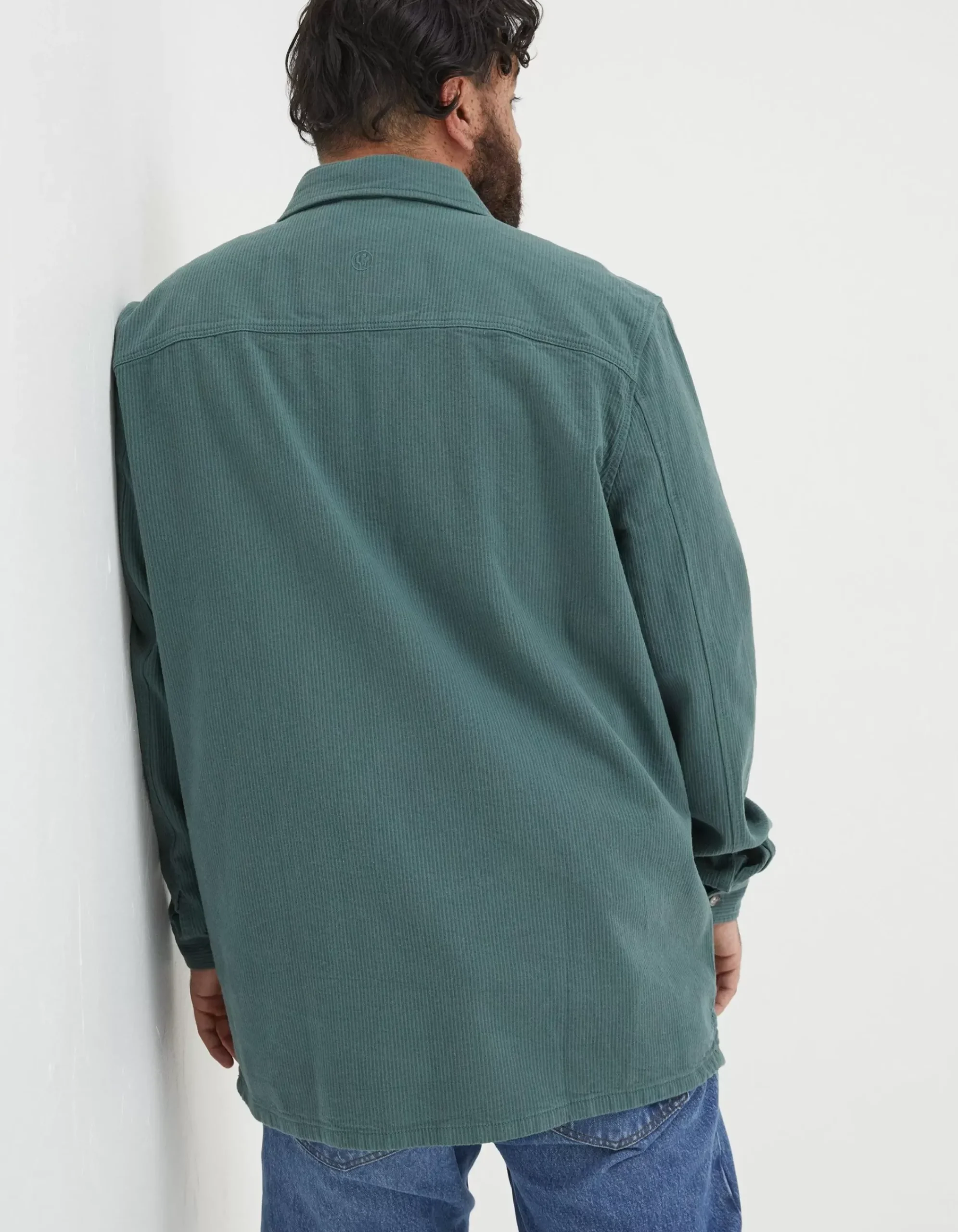 FatFace Thompson Smock Overshirt Green New