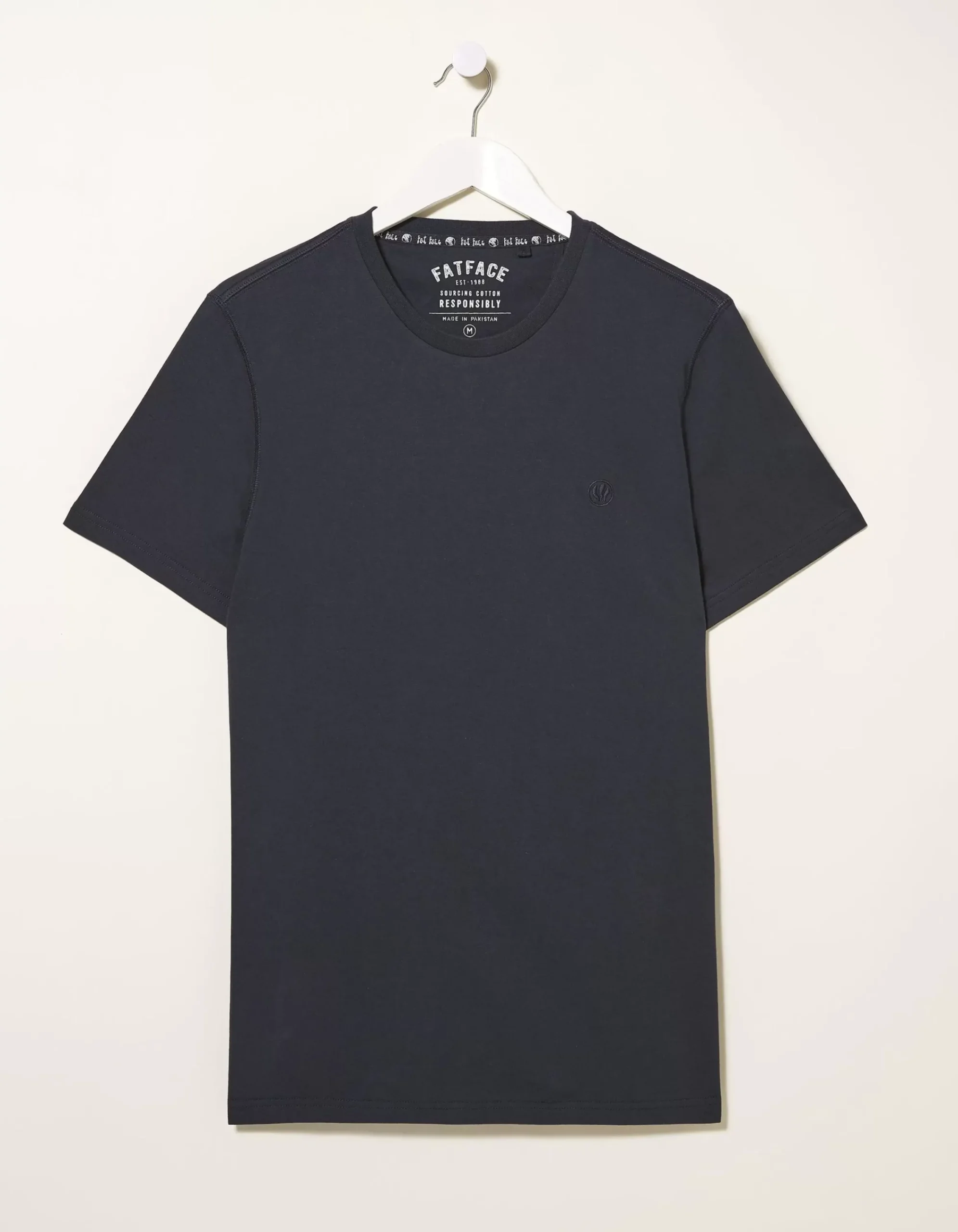 FatFace Three Pack Crew Neck T-Shirts Blue Discount