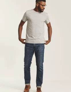 FatFace Three Pack Crew Neck T-Shirts Charcoal Grey Clearance