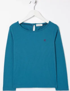 FatFace Three Pack Long Sleeve T-Shirts Teal Green Hot