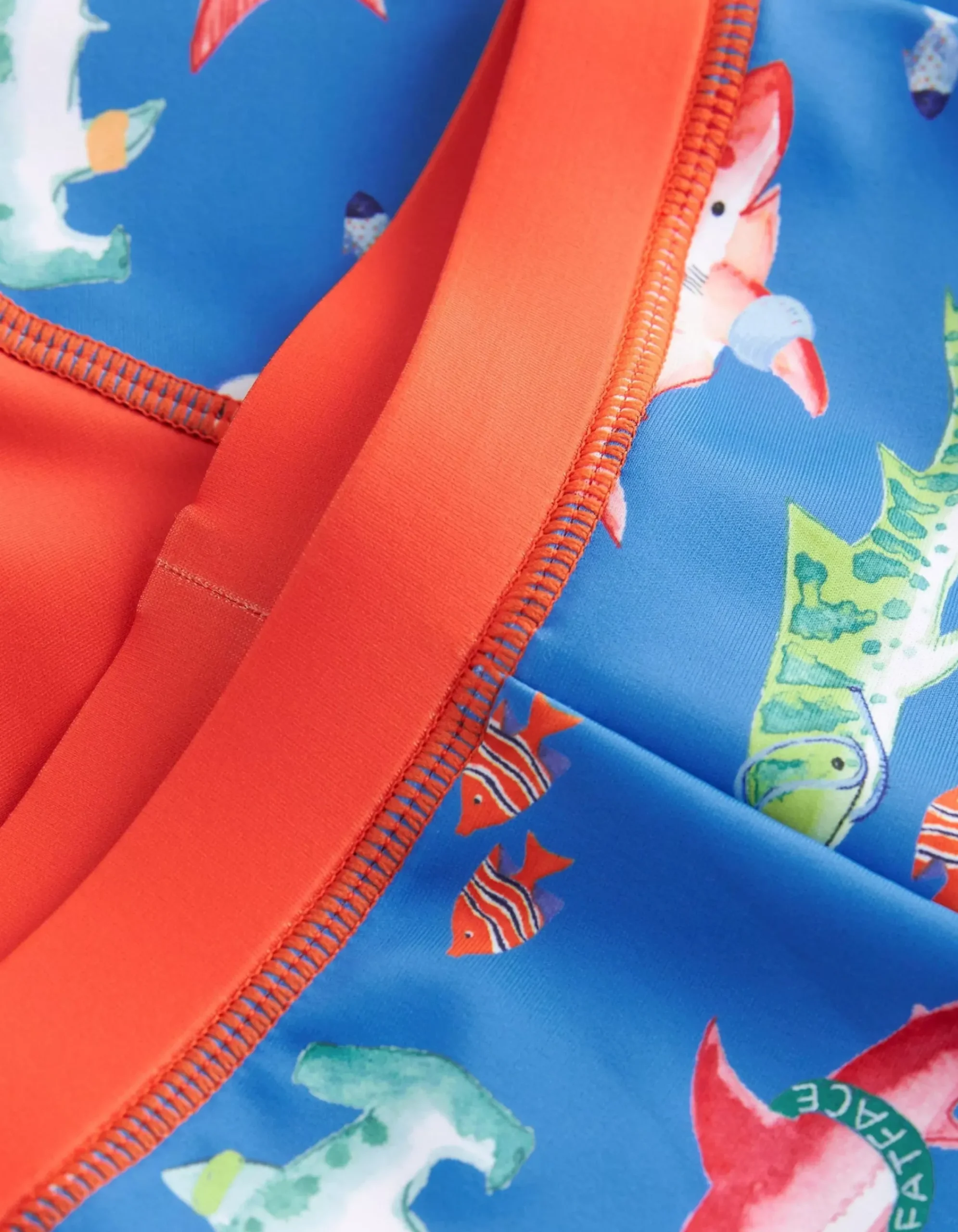FatFace Three Piece Shark Swim Set Blue Best