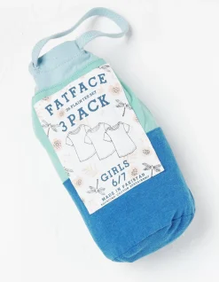 FatFace Three-Pack Short Sleeve T-Shirts Navy Marl Sale