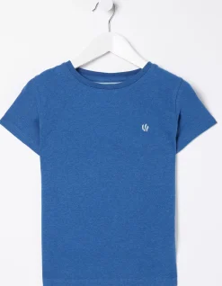 FatFace Three-Pack Short Sleeve T-Shirts Navy Marl Sale