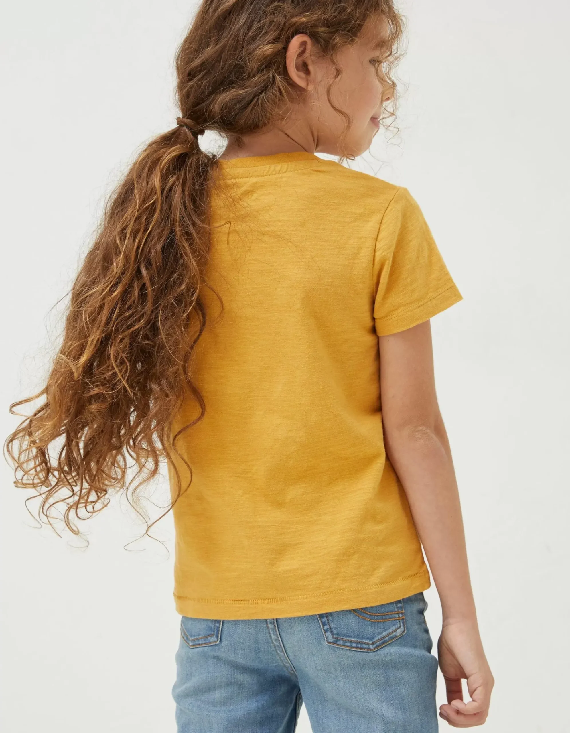 FatFace Three-Pack Short Sleeve T-Shirts Golden Yellow Sale