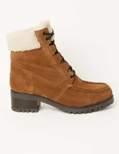 FatFace Tory Apron Ankle Boot Tan Online