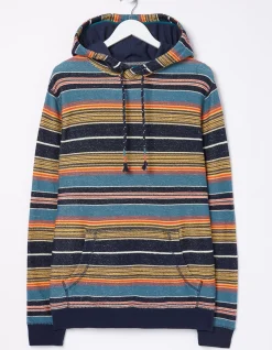 FatFace Trescowe Overhead Hoodie Blue Discount