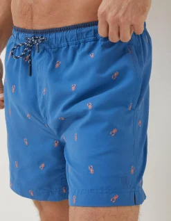 FatFace Trevose Lobster Swim Shorts Cobalt Blue Sale
