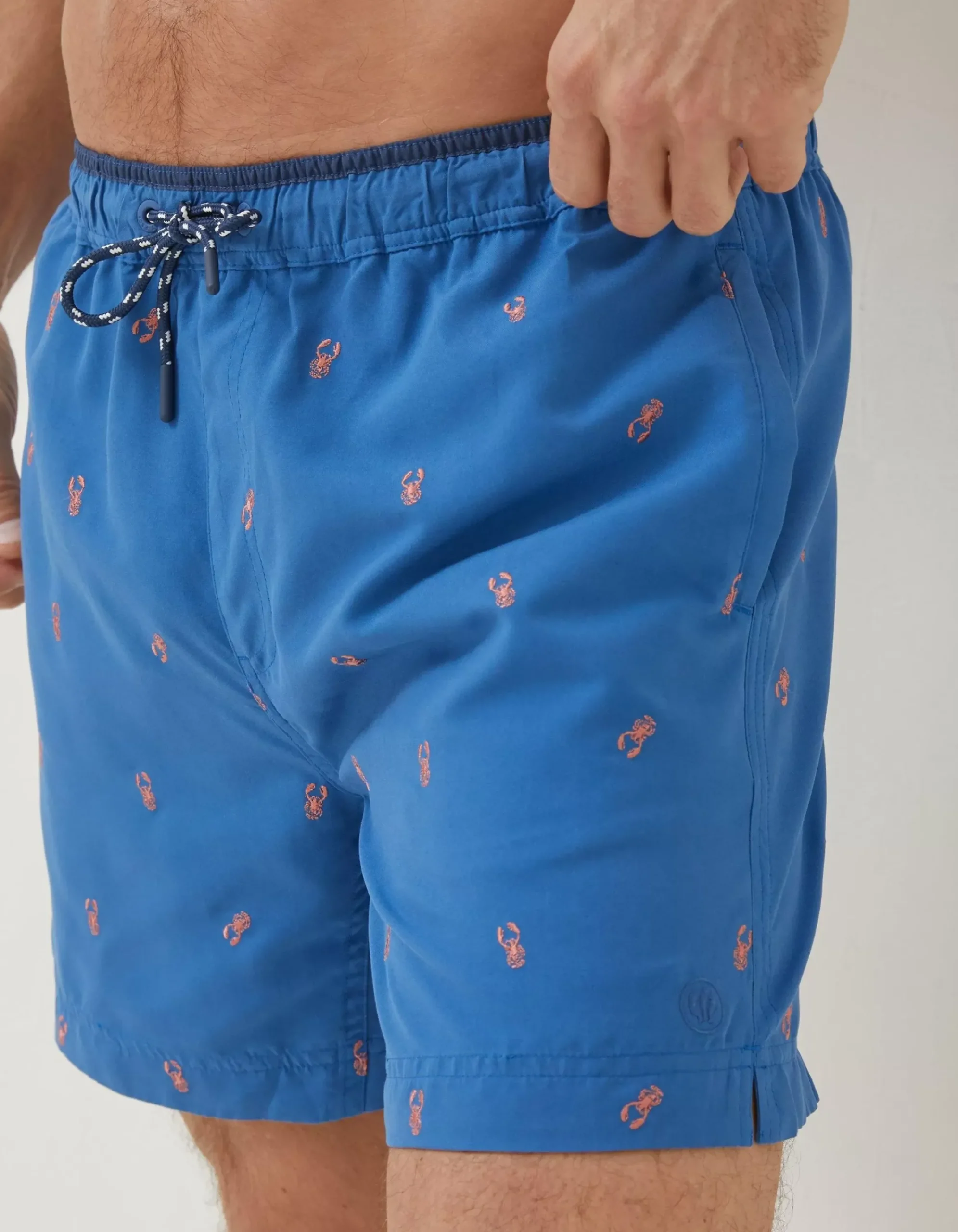 FatFace Trevose Lobster Swim Shorts Cobalt Blue Sale
