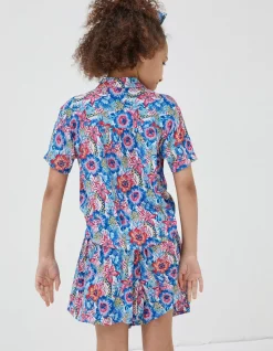 FatFace Tropical Print Shirt Multi Colour Online