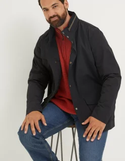 FatFace Truro Waterproof Jacket Black Best