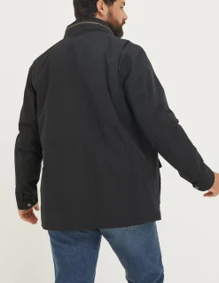 FatFace Truro Waterproof Jacket Black Best
