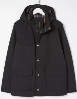 FatFace Truro Waterproof Jacket Black Best