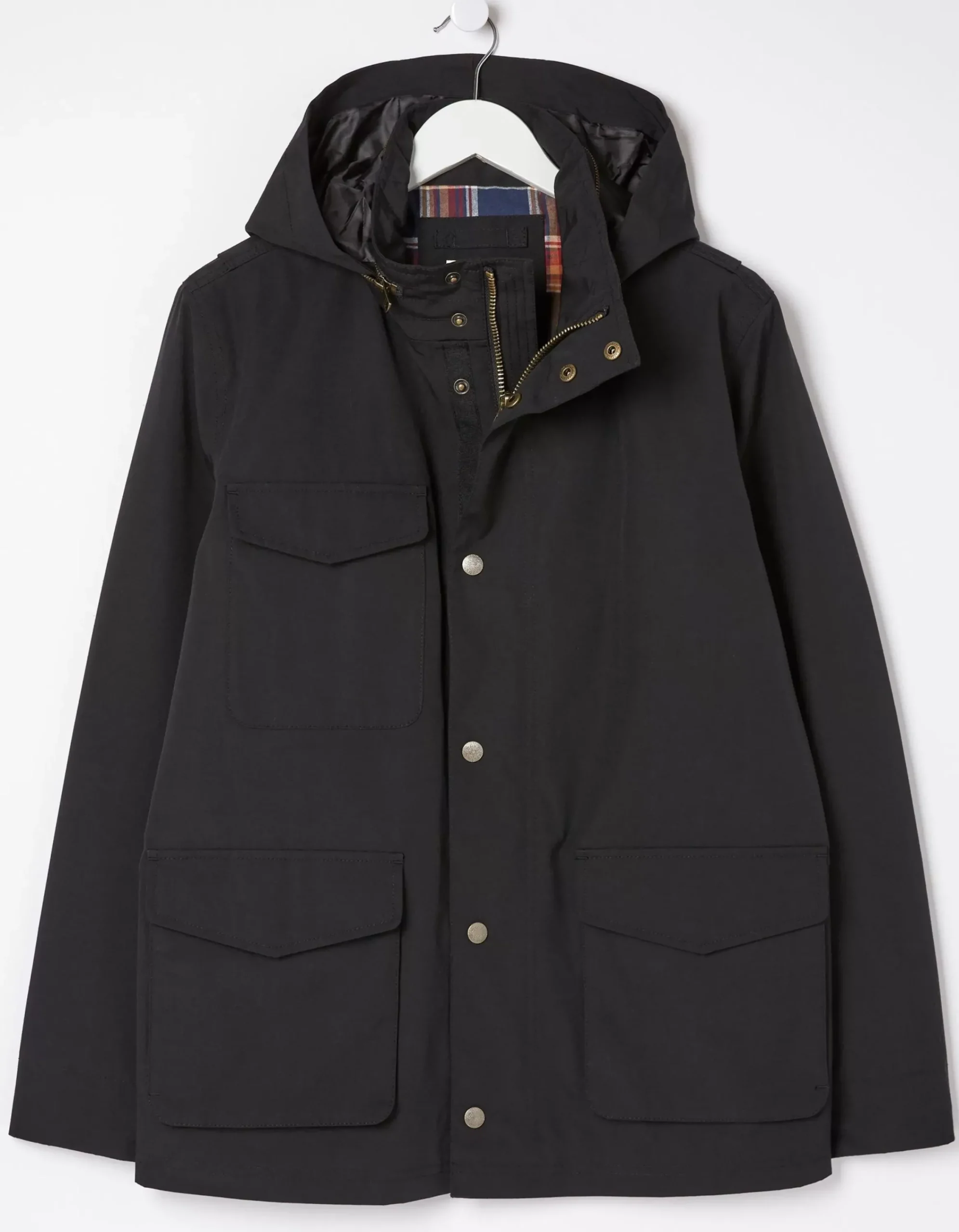 FatFace Truro Waterproof Jacket Black Best