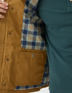 FatFace Truro Waterproof Jacket Golden Yellow Hot
