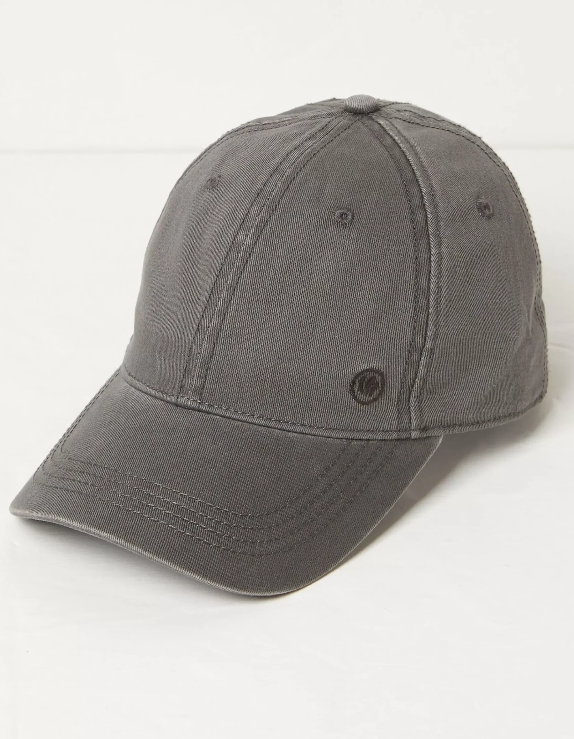 FatFace Twill Baseball Cap Grey Hot