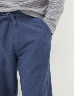 FatFace Twill Textured Joggers Navy Clearance