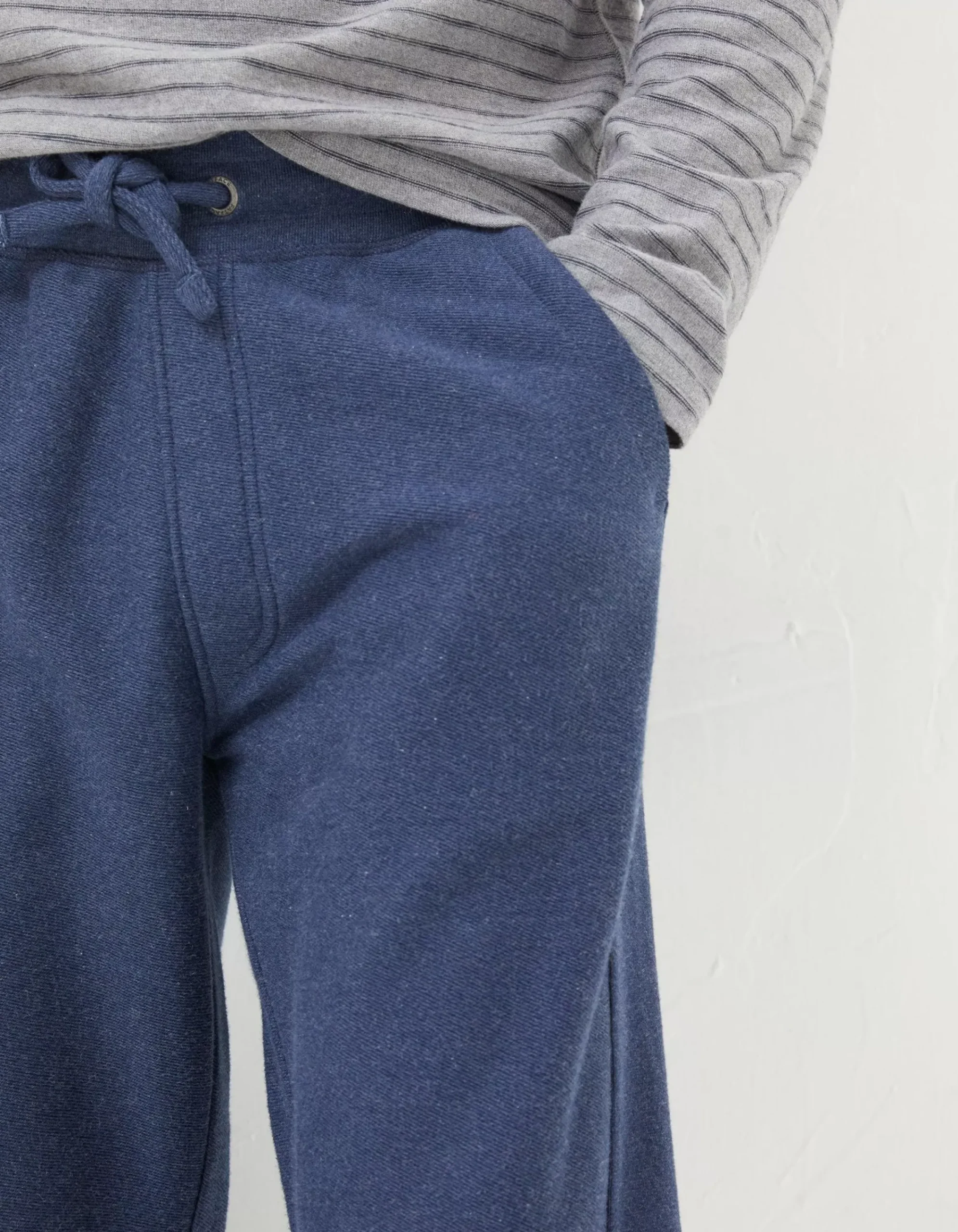 FatFace Twill Textured Joggers Navy Clearance