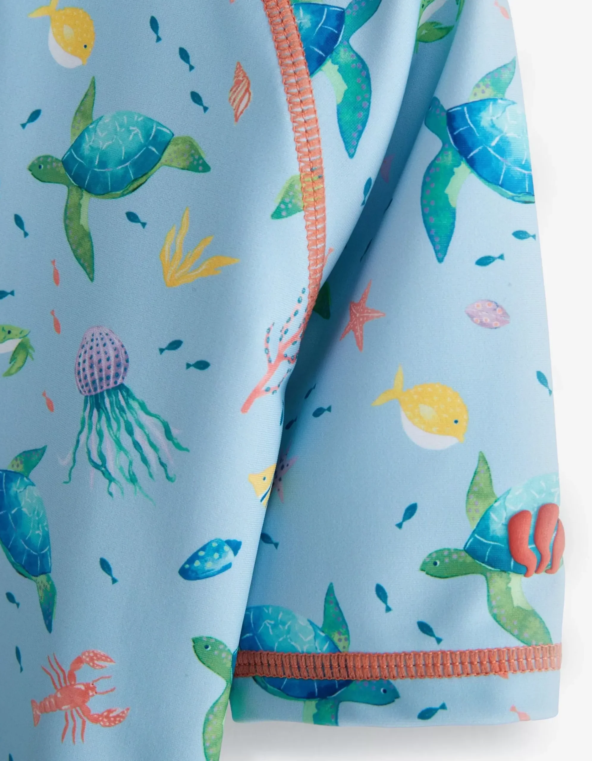 FatFace Under The Sea Sunsafe Swimsuit Set Blue Sale