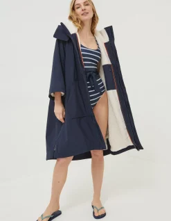 FatFace Unisex Changing Robe Navy Best