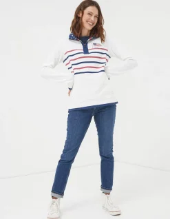 FatFace Usa Airlie Sweatshirt Ecru Sale