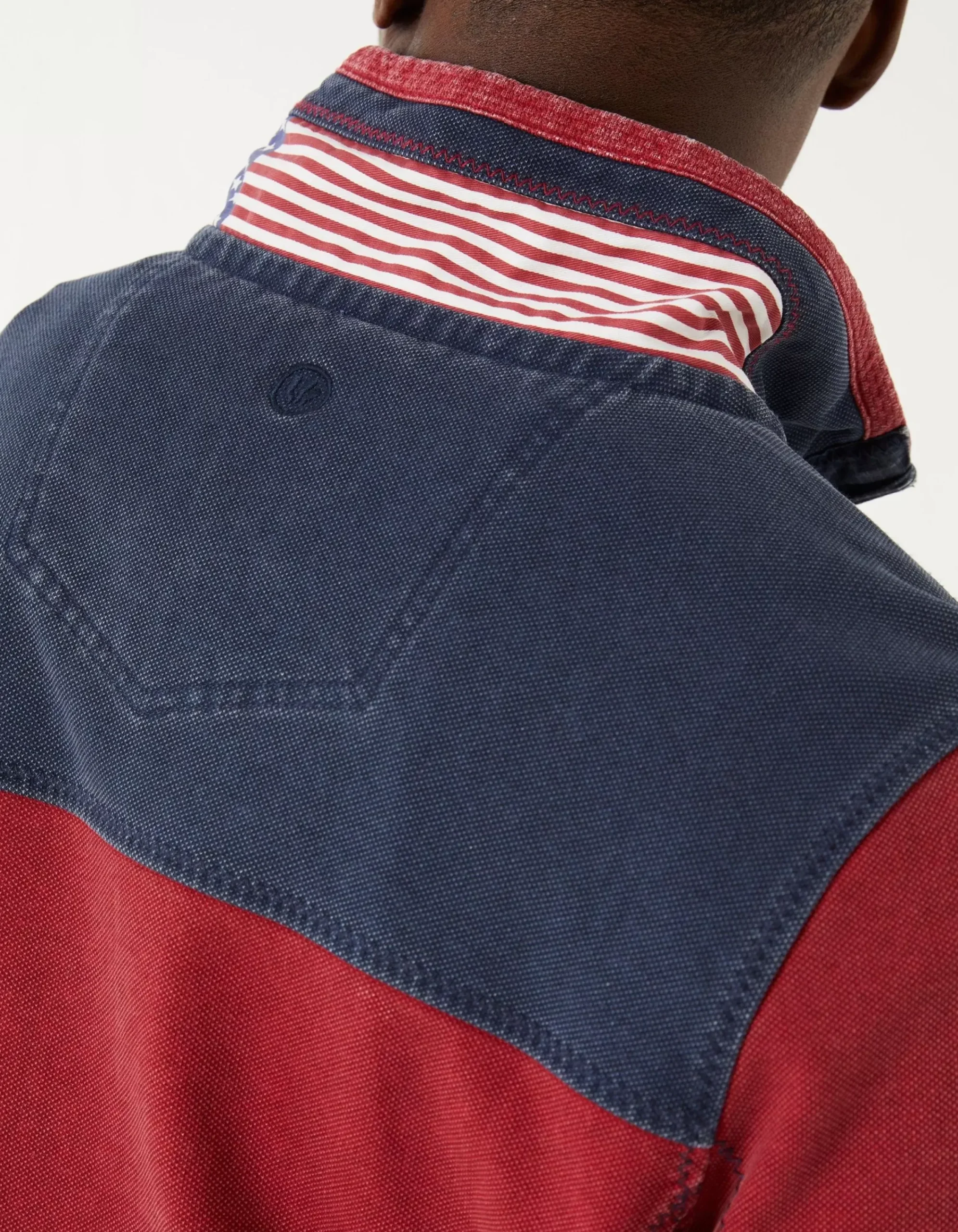 FatFace Usa Airlie Yoke Sweatshirt Red Clearance