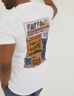 FatFace Usa Festival T-Shirt White Online