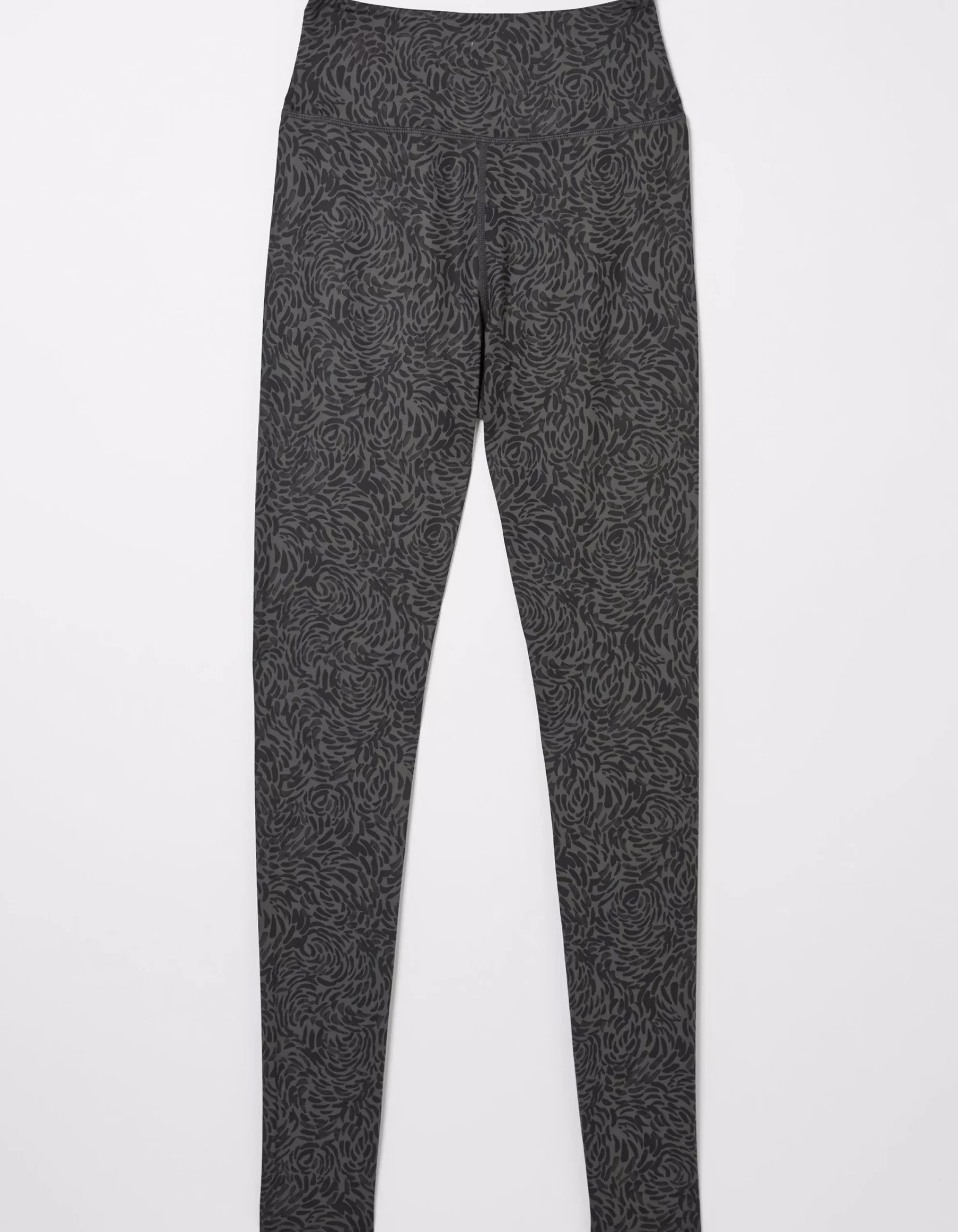 FatFace Venus Print Leggings Charcoal Grey Outlet