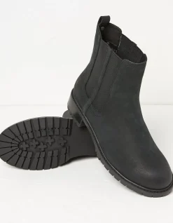 FatFace Verity High Ankle Chelsea Boot Black Discount
