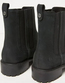 FatFace Verity High Ankle Chelsea Boot Black Discount