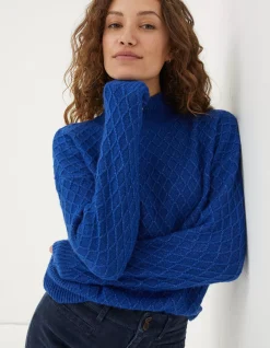 FatFace Vicki Jumper Cobalt Blue Hot