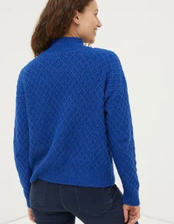 FatFace Vicki Jumper Cobalt Blue Hot