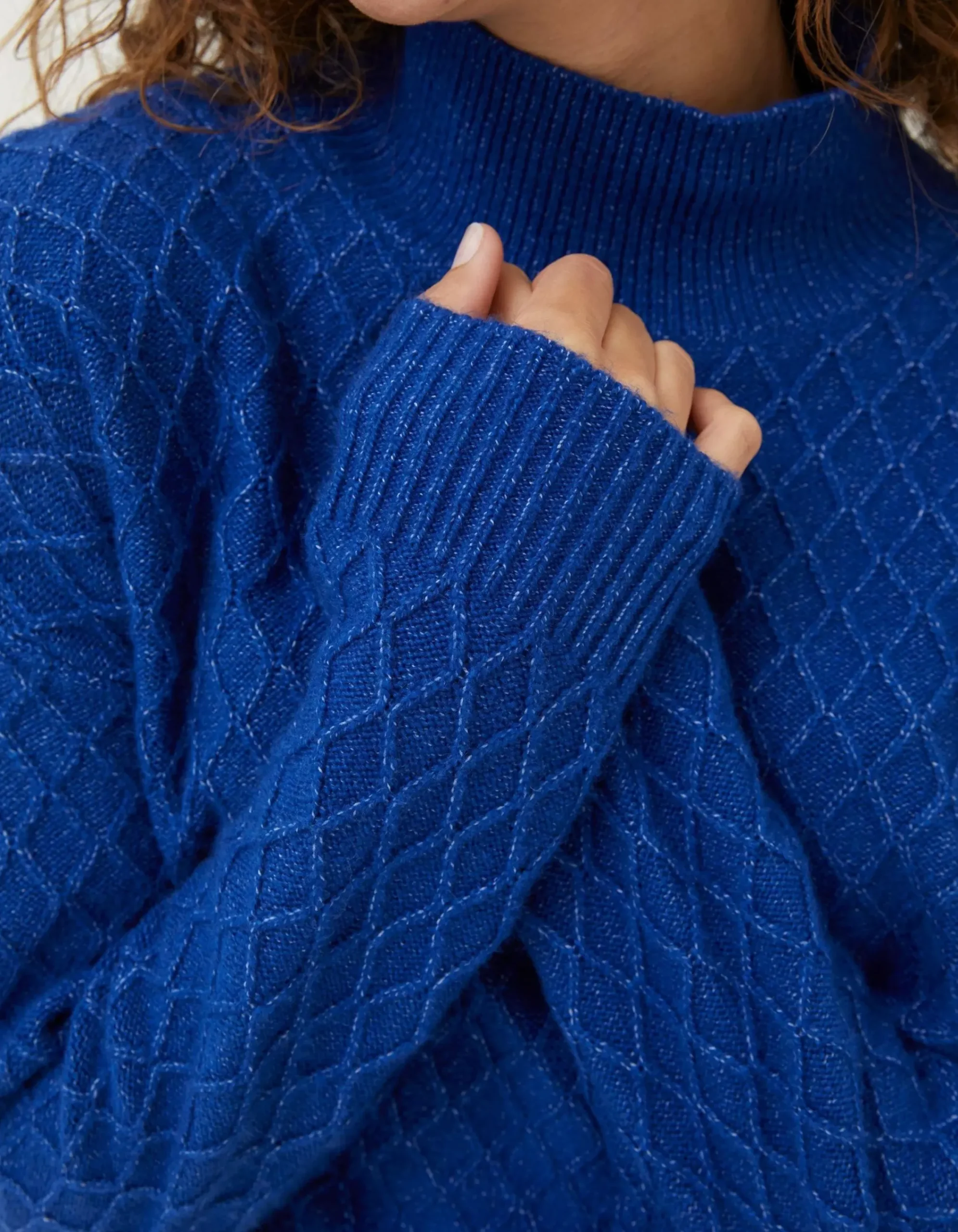 FatFace Vicki Jumper Cobalt Blue Hot