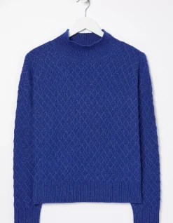 FatFace Vicki Jumper Cobalt Blue Hot