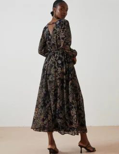 FatFace Victoria Floral Midi Dress Multi Clearance