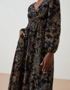 FatFace Victoria Floral Midi Dress Multi Clearance