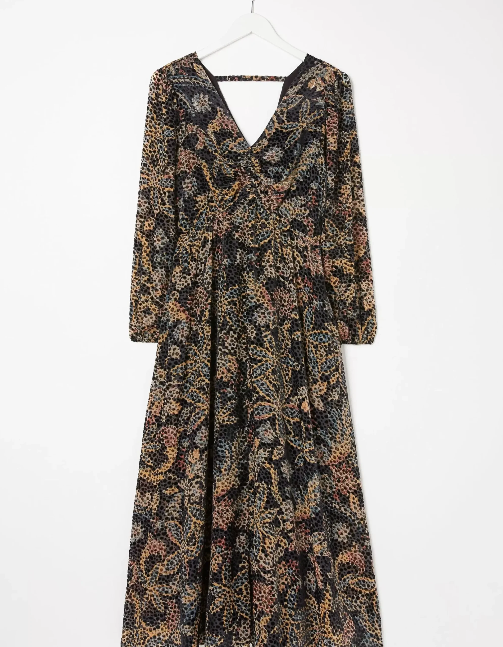 FatFace Victoria Floral Midi Dress Multi Clearance